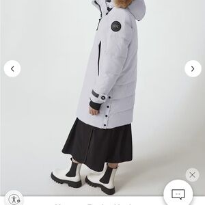 Kenton Parka Canada Goose White Down Jacket